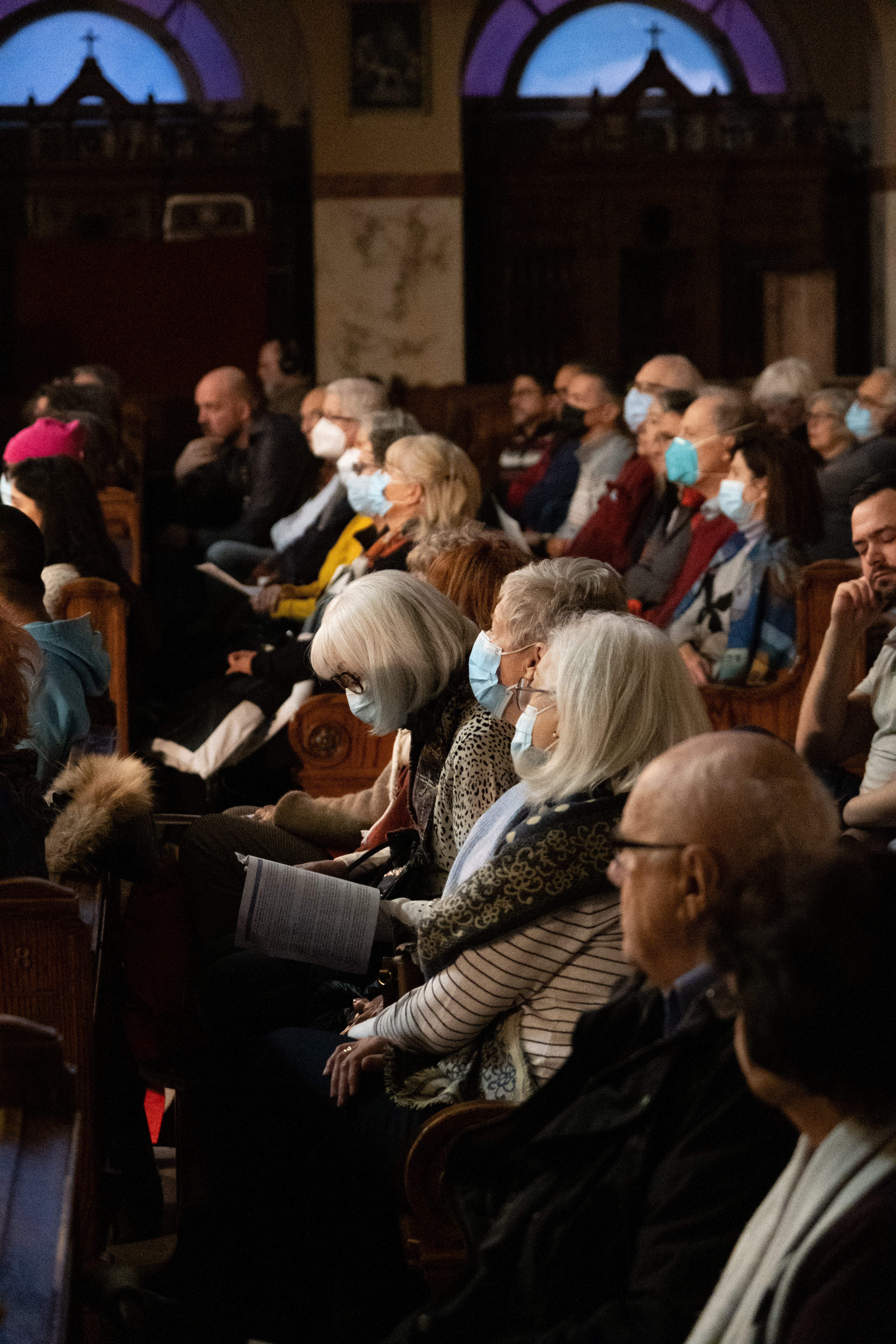 Auditoire du concert "Nuit de paie et de joie!" du 18 décembre 2022